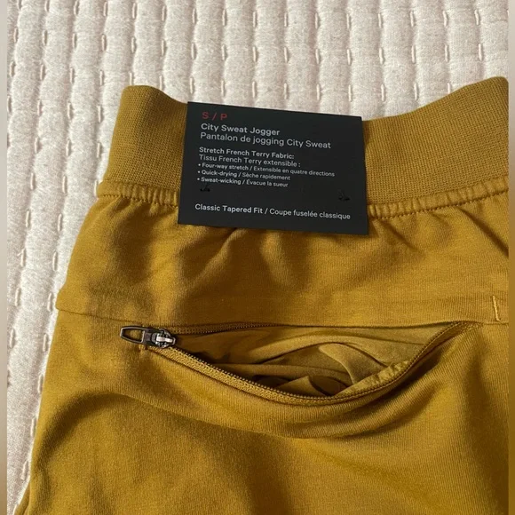Lululemon Men's City Sweat Jogger Small Gold Spice *NWT* - Picture 8 of 9
